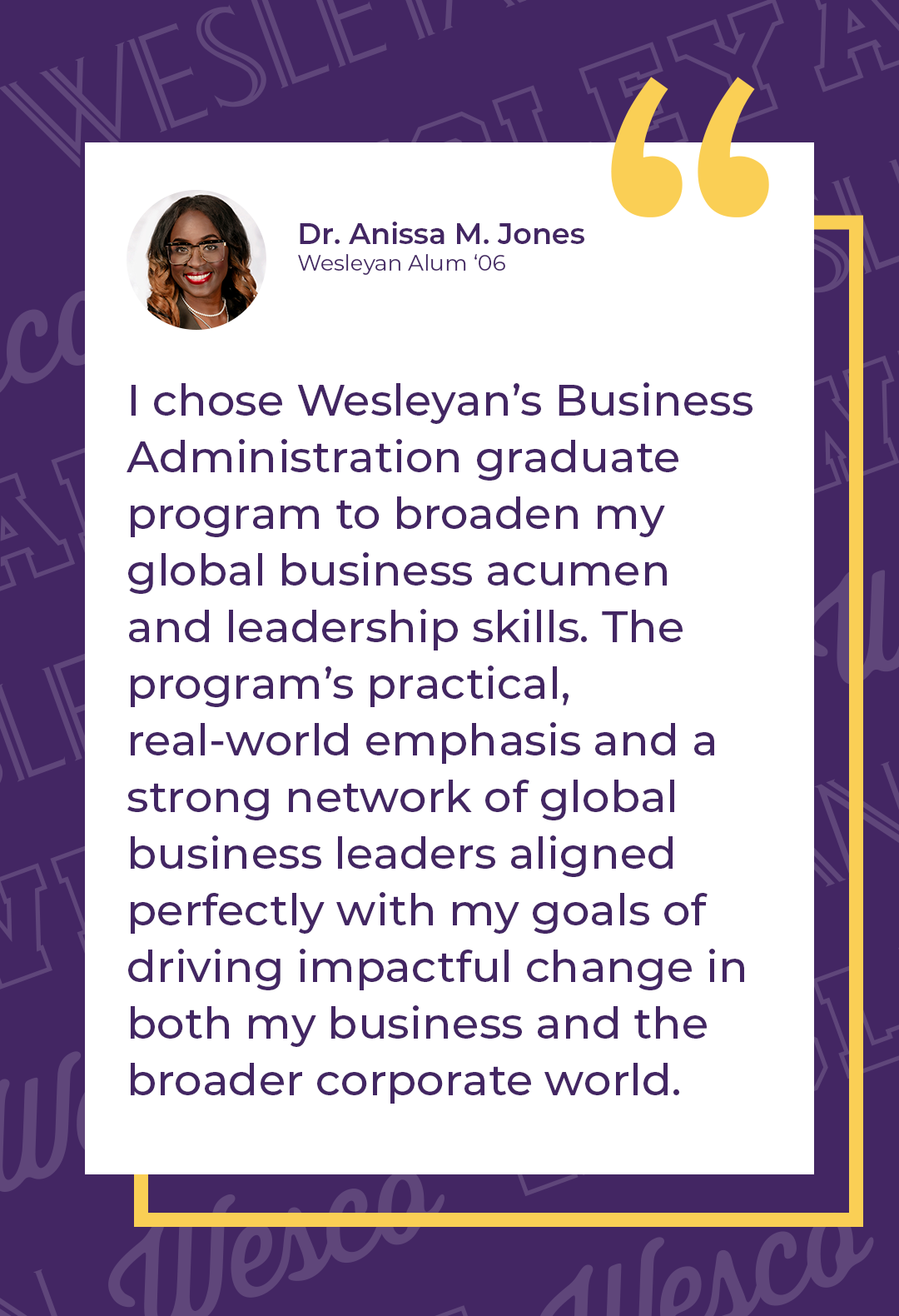 Anissa Testimonial Graphic