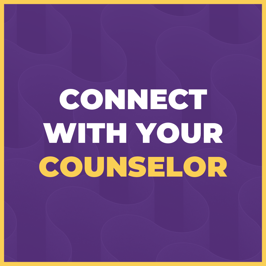 Connect with your counselor tile