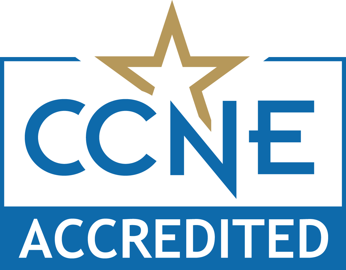 CCNE Accredited seal