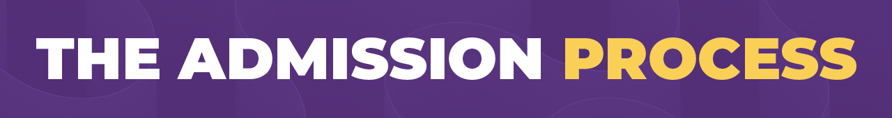 the admission process