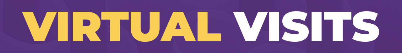 virtual visit banner.