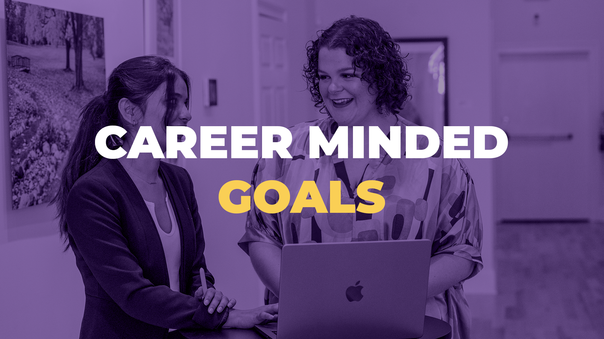 From Here to Career Tile Purple
